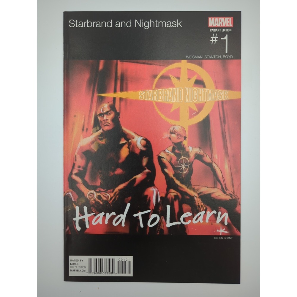 Starbrand & Nightmask #1 Gang Starr Homage Variant Marvel Comic‎ NM Range 2015